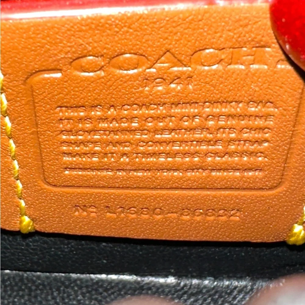 Coach Pink Woven-Link Crossbody with Multicolor Chain Accents